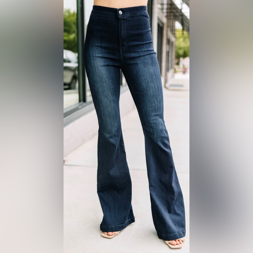 Dark Wash Flare Jeans